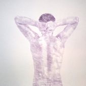 Nestor Kovachev Ich Selbstbildnis, 2010, 42 x 59,4 cm, Farbstift auf Papier